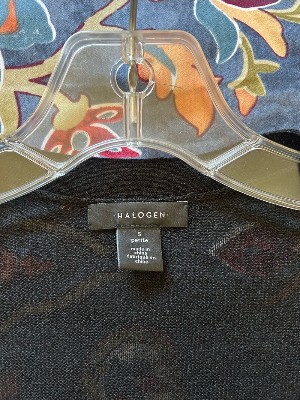 Halogen Black Longline Open-Front Cardigan - Picture 2 of 6